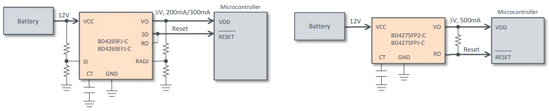 Application Circuit Diagram - ROHM Semiconductor Low Quiescent Current Solutions